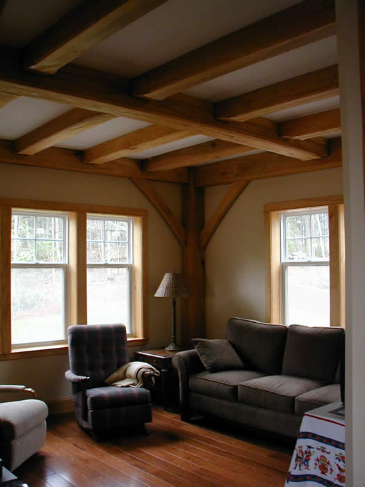 Elm Timber Frame Living Room.