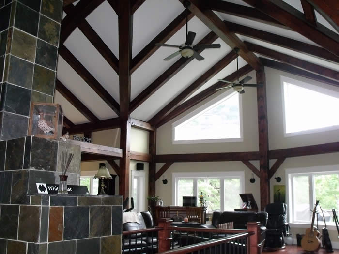Great Room Timber Frame Addition