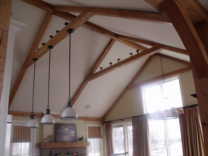 Great Room Trimber Trusses