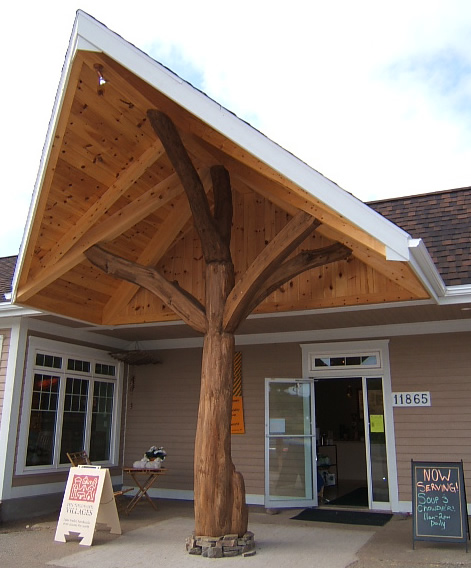 Elm Front Entrance of Just Us Coffee