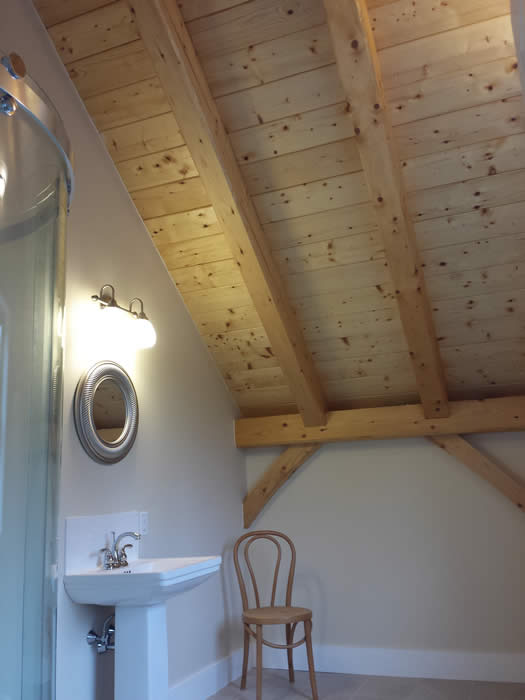 Spruce Timber Frame Bath Room