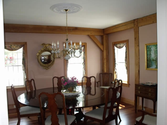 Timber Frame Dining Room