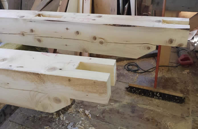 Timber Frame Dormer Collar ties