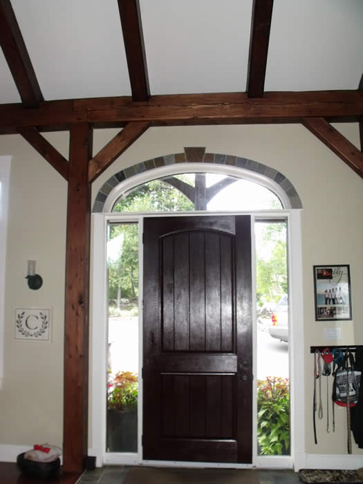 Timber Frame Entry