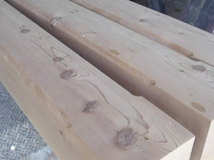 Cedar floor joists