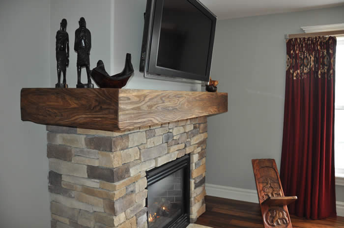 English Elm Mantle