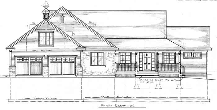 Front view of the new Porch Entry