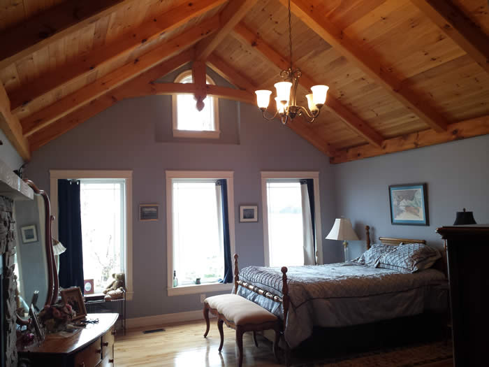 Pine Timber Frame Bedroom