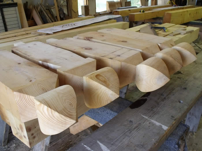 Pine Timber King post for trusses