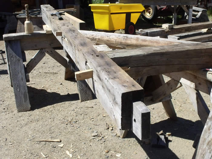 Reclaimed Heritage Timber Frame Bent