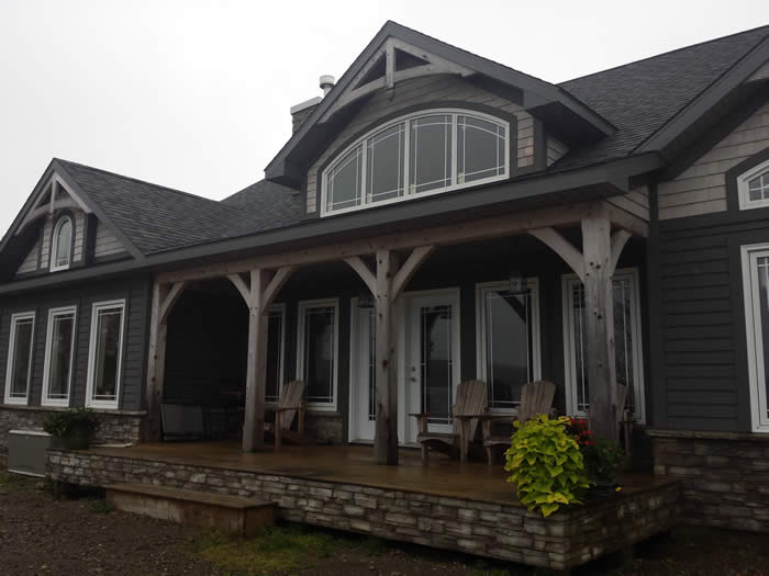Timber Frame Cedar Porch