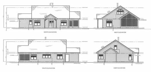 Design Process showing the Elevations