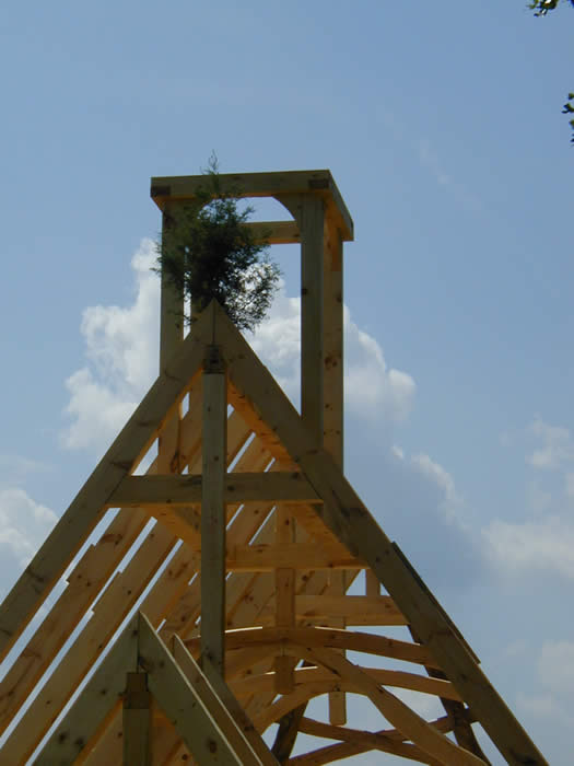 Timber Frame Topping out Ceremony